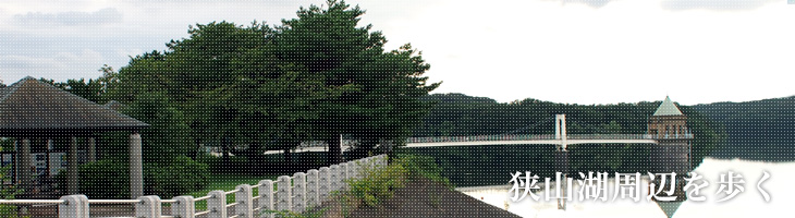 狭山湖周辺を歩く