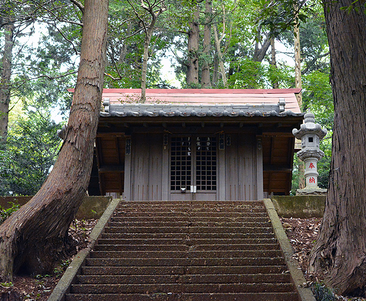 東大和狭山緑地内、厳島神社